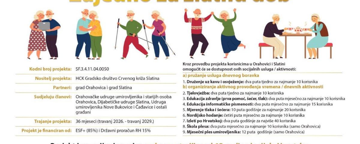 Zajedno za zlatnu dob plakat