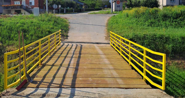 Saniran i pušten u promet most preko potoka Javorica 8 naslovna most javorica